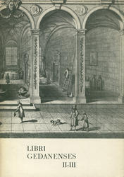 Libri Gedanensis. [T.] 2/3 (za lata 1968-1969).