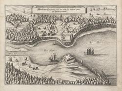Abriss der Einfarth auss der Ost See, in die Oder die Swine genandt.