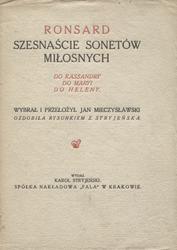 Szesnaście sonetów miłosnych.