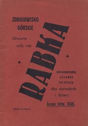 Zdrojowisko górskie Rabka.