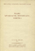 Śląski Kwartalnik Historyczny Sobótka. R. 32 (1977), nr 4.