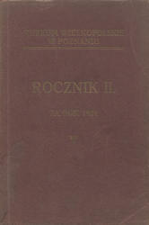 Rocznik / Muzeum Wielkopolskie w Poznaniu. R. 2 (za rok 1924).