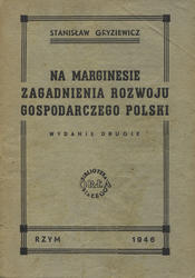Na marginesie zagadnienia rozwoju gospodarczego Polski.