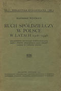 Weydlich Kazimierz – Ruch spółdzielczy w Polsce w latach 1914-1926.