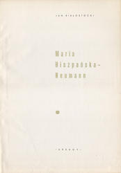 Maria Hiszpańska-Neumann.