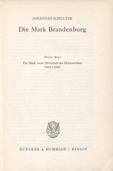 Die Mark Brandenburg. Bd. 3.