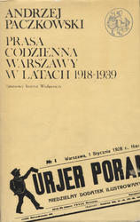 Prasa codzienna Warszawy w latach 1918-1939.