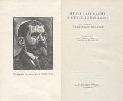 Myśli i aforyzmy o etyce lekarskiej.