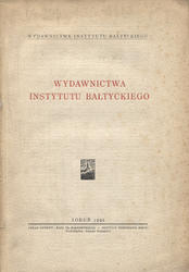 Wydawnictwa Instytutu Bałtyckiego.