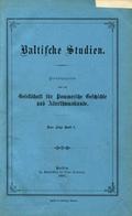 Baltische Studien. Neue Folge: Bde 1-20, 26-42 (1897-1940).