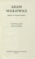 Adam Mickiewicz : księga w stulecie zgonu.