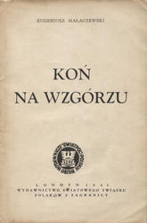Koń na wzgórzu.