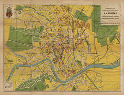 Najnowszy plan stołecznego król. miasta Krakowa.