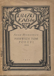Tom pierwszy Poezyj 1822.