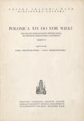 Pszczółkowska Lidia, Siemiginowska Anna – Polonica XVI do XVIII wieku nie znane Bibliografii Estreichera ze zbiorów Biblioteki Gdańskiej. Z. 3.
