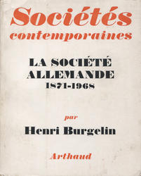 La société allemande 1871-1968.