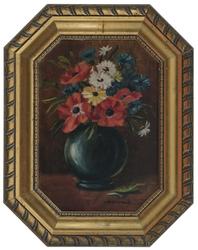 Kwiaty polne w wazonie.