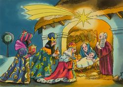 Pokłon trzech króli.