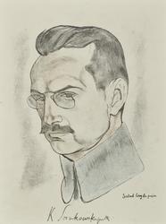 Portret Kazimierza Sosnkowskiego.