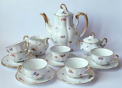 Ćmielów 1933-1939, serwis do herbaty, fason 520, dekoracja 6099.