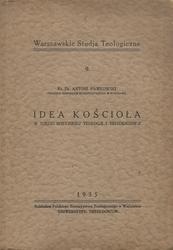 Idea Kościoła w ujęciu rosyjskiej teologji i historjozofji.
