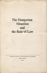 The Hungarian situation and the rule of law.
