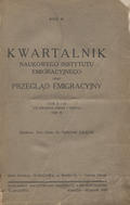 Kwartalnik Naukowego Instytutu Emigracyjnego oraz Przegląd Emigracyjny. R. 3 (1928), t. 2 i 3.