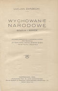 Zarzecki Lucjan – Wychowanie narodowe.