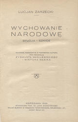 Wychowanie narodowe.