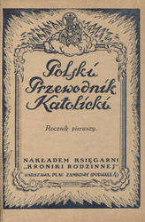 Polski Przewodnik Katolicki. R. 1 (1927).