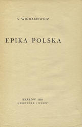 Epika polska.