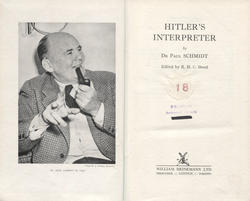 Hitler’s interpreter.