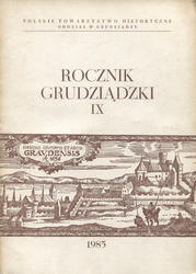 Rocznik Grudziądzki. T. 9 (1985).