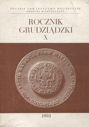 Rocznik Grudziądzki. T. 10 (1992).