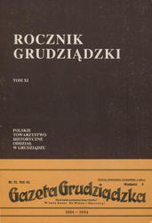 Rocznik Grudziądzki. T. 11 (1994).