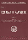 Regulamin kawalerii. Cz. 1, t. 1-2.