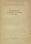 Bibliografia filozofii polskiej. [Vol. 1-3].
