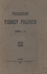 Pseudonimy pisarzy polskich.