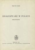Hahn Wiktor – Shakespeare w Polsce.