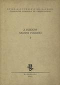 Z Dziejów Muzyki Polskiej; 3.