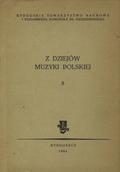 Z Dziejów Muzyki Polskiej; 8.