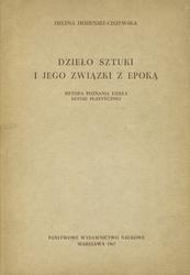 Dzieło sztuki i jego związki z epoką.