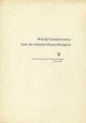 Listy do Adama Mauersbergera.