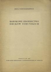 Barokowe zdobnictwo druków toruńskich.