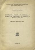 Smoliński Tadeusz – Dyktatura Józefa Piłsudskiego w świetle konstytucji marcowej w latach 1926-1930.