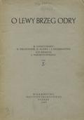 O lewy brzeg Odry.