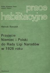 Przyjęcie Niemiec i Polski do Rady Ligi Narodów w 1926 roku.