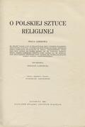 O Polskiej sztuce religijnej.