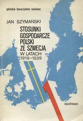 Stosunki gospodarcze Polski ze Szwecją w latach 1919-1939.