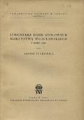 Inwentarz dóbr stołowych biskupstwa włocławskiego z roku 1582.